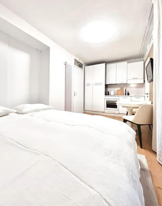 Bright Tiny Studio - Shared Pool & Sauna - Free Parking - Air Condition Muralto المظهر الخارجي الصورة